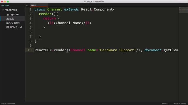 Reactjs Tutorial / QuickStart - Learn React Properties (Video 3 of 8) смотреть онлайн