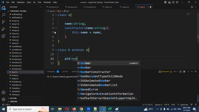Part 14: Inheritance in TypeScript смотреть онлайн