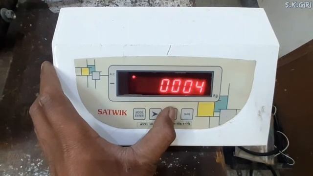 Satwik 500Kg Electronic Weighing Scale Calibration Process Software смотреть онлайн