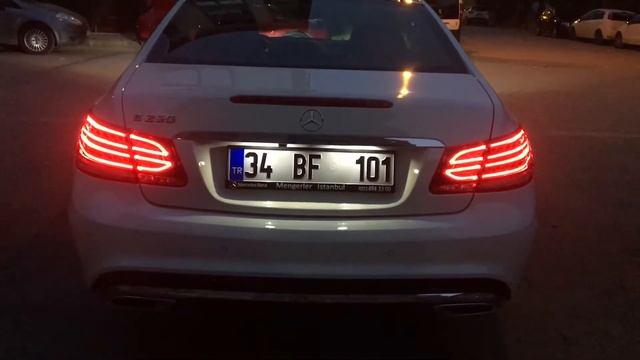 Mercedes E250 Coupe Stock Exhaust Sound