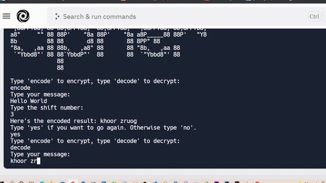 Encryption in Python | Encryption Of Message With Ceasor Cipher Algorithm Using Python(Hindi) смотреть онлайн