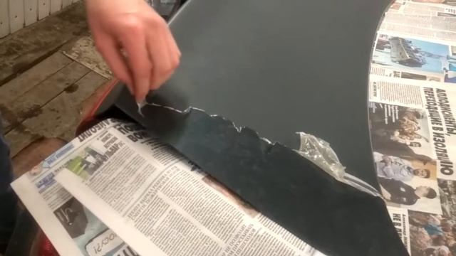 Гараж на Час Самообслуживание Снятие пленки с кузова Часть 1 смотреть онлайн