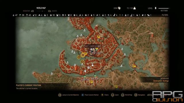 Witcher 3: The Wild Hunt - How to exchange Orens and Florens for Crowns (Vivaldi Bank Location) смотреть онлайн