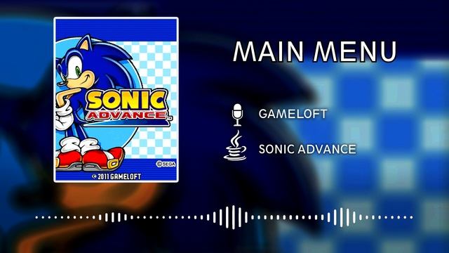 Sonic Advance OST (JAVA) - Main Menu смотреть онлайн