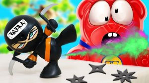 Вонючий ниндзя и китайский суп дракона 2 часть Китайская еда и медведь Валера