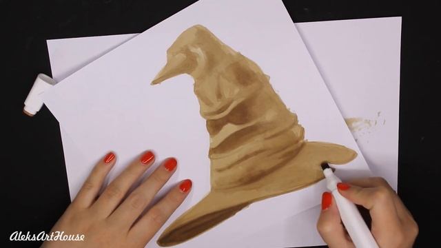 Идея для рисования - Гарри Поттер - Распределяющая ШЛЯПА смотреть онлайн