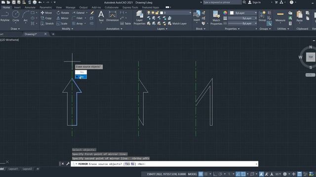 CLASS-15 How to use Mirror & Stretch Tool in AutoCAD for Beginners in Urdu/Hindi смотреть онлайн