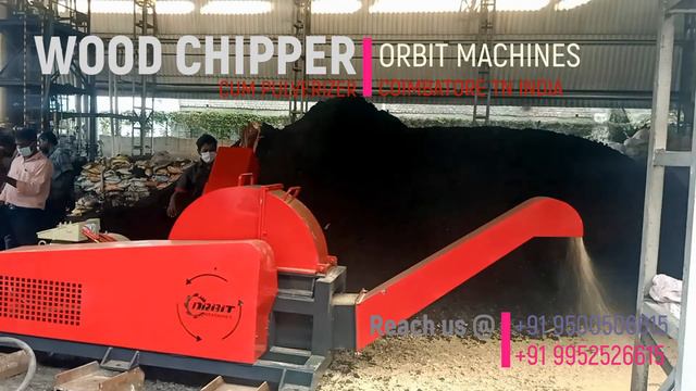 WOOD CHIPPER CUM PULVERISER- RHINO SHREDDER - MANUFACTURED BY ORBIT MACHINES смотреть онлайн