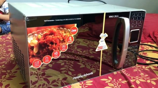 MORPHY RICHARDS 25CG MICROWAVE || UNBOXING смотреть онлайн