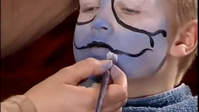 Мастер класс аквагрим морское чудовище. Face Painting (faceart) Sea Monster.