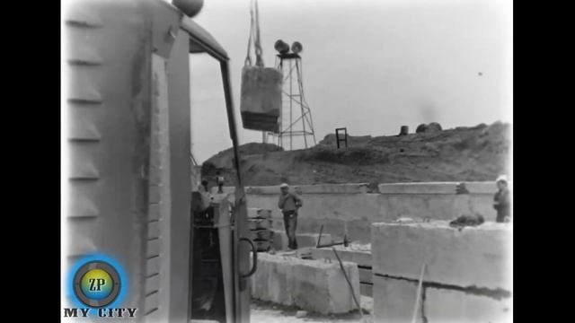 Строительство Бабурки 1969 год. Мой город - Запорожье. смотреть онлайн