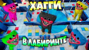 ХАГГИ в ЛАБИРИНТЕ СМОЖЕТ ли ОН НАЙТИ ВЫХОД  ВЗЛОМ Poppy Playtime