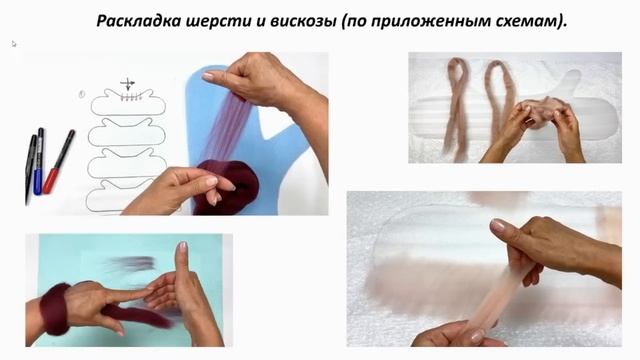 Шерстиваль. Наталья Смольянинова Красим валяные варежки красителями ДРОП смотреть онлайн