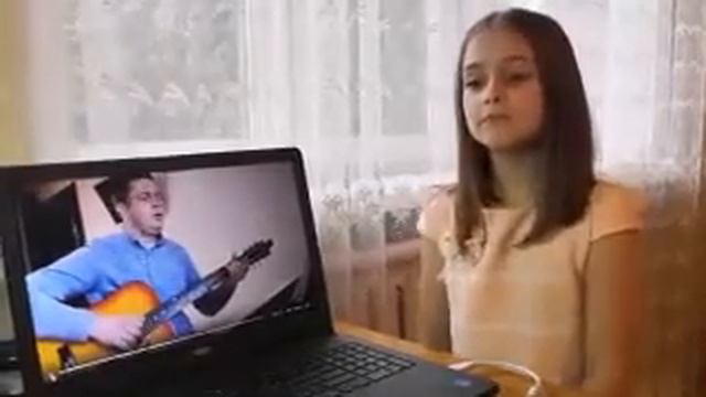 Лиза Хенкина с папой - Журавли смотреть онлайн