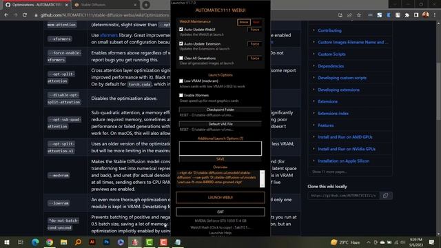Optimize Automatic 1111 for 4GB VRAM GPU смотреть онлайн