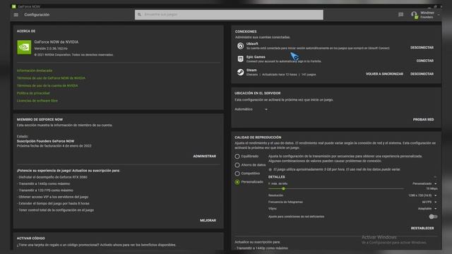 ???GeForce NOW 2.0.36: Cambios y notas en la versión. UBI CONNECT al fin en LINKEO de CUENTA.?? смотреть онлайн