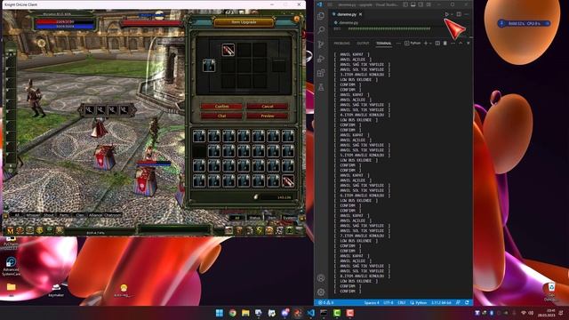 Knight Online Otomatik Upgrade Python :) смотреть онлайн