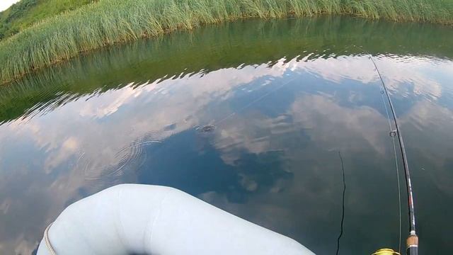 Закрываем июль . Рыбалка, ловля щуки.Окунь на отводной. смотреть онлайн