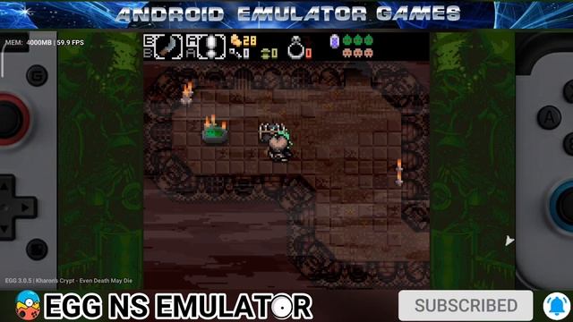 EGG NS 3.0.5 Kharon's Crypt Game Test with settings смотреть онлайн