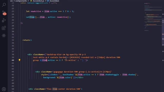 Accordion RGB in React(js) смотреть онлайн