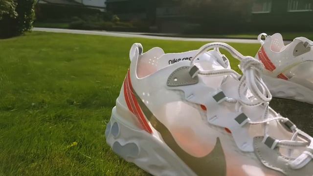 BINYAG | Nike React Element 87 Sail Cinematic On-Feet! смотреть онлайн