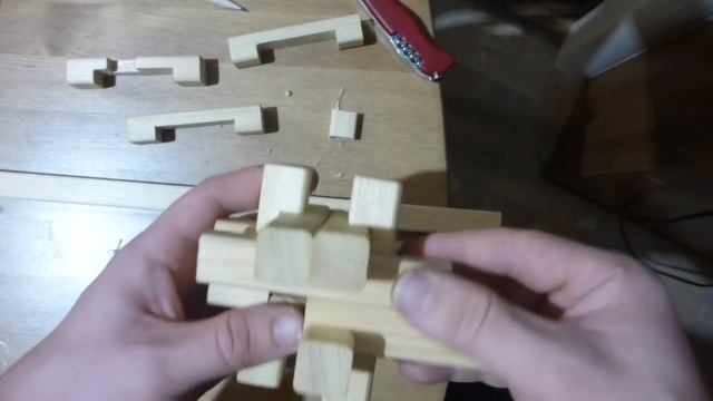Японская головоломка из дерева своими руками. смотреть онлайн