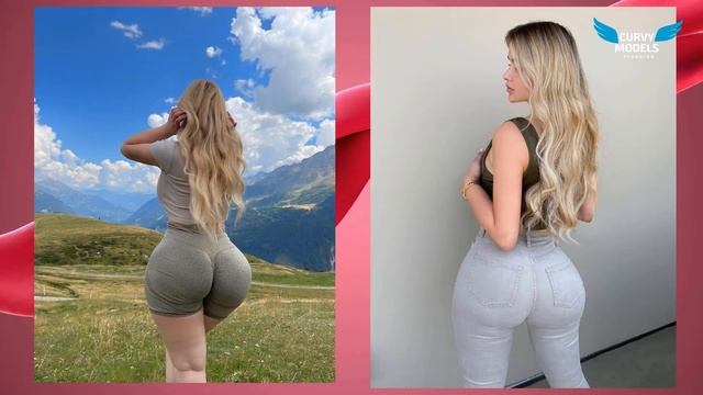 Curvy Model Anastasia Kvitko || Best Curvy Model And Lingerie