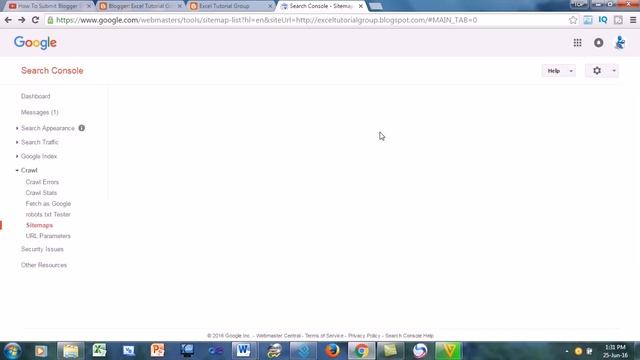 How To Submit Blogger Sitemap To Google Webmaster