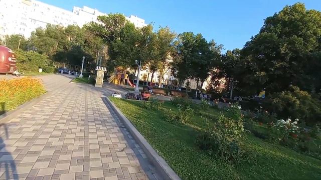 Старая набережная. Самара. Россия. Лето.