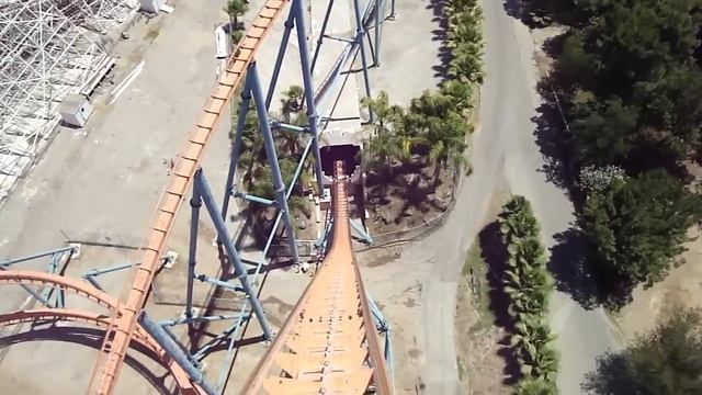 GOLIATH Complete POV On-Ride Six Flags Magic Mountain 2009 смотреть онлайн
