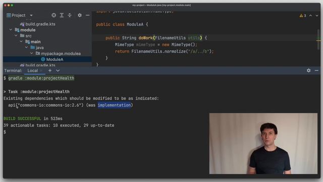 Understanding Gradle #28 – Clean Compile Classpaths with the Dependency Analysis Plugin смотреть онлайн