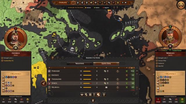 Spartan Confederation | Legendary Odysseus Hydra Mythos DLC Total War Troy Let's Play E20