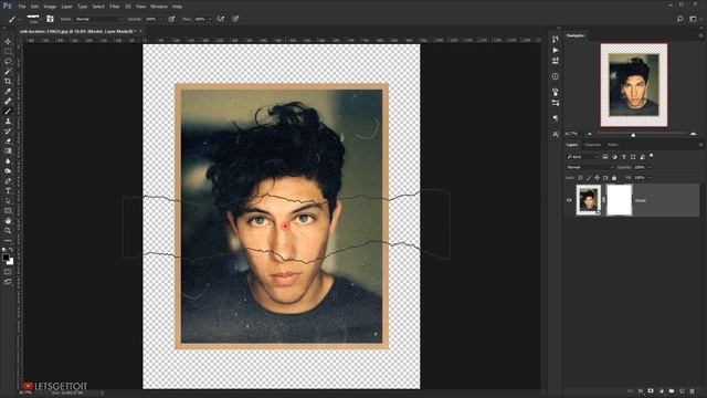 Torn Photo Effect - Photoshop Tutorial смотреть онлайн