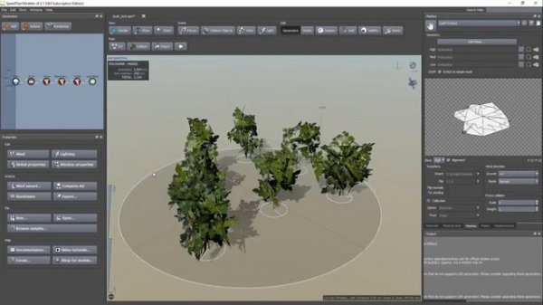 Speed Tree Vegetation to Unreal Engine: Bushes