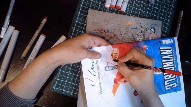 Omni-Man vs. Homelander Sketch Cover! смотреть онлайн
