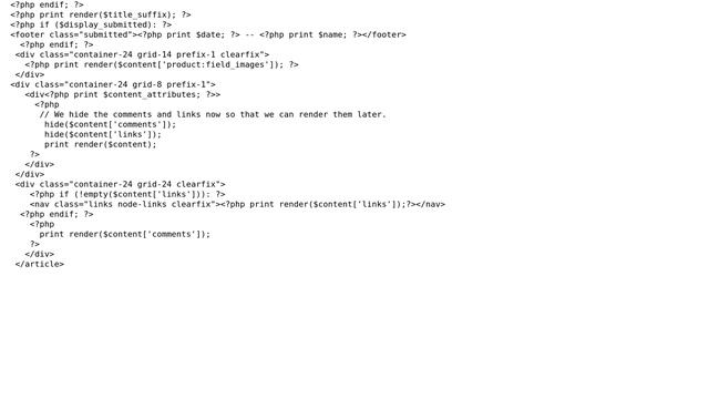 Drupal: How to remove element from node__product__type.tpl.php commerce kickstart? смотреть онлайн