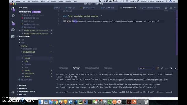 A Simple Pipeline Using Git Hook смотреть онлайн