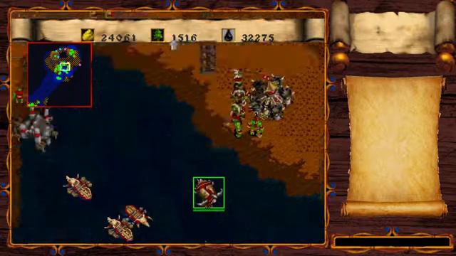 Warcraft II Orcish Campaign PS1 Emulated
