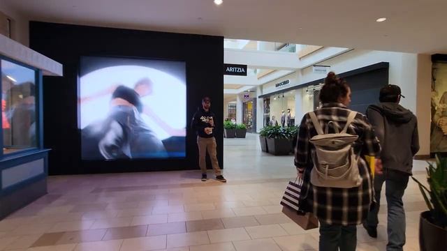 Virtual Walk of Bellevue Square Mall in Downtown Bellevue, East of Seattle Washington. смотреть онлайн