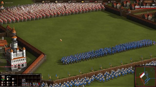 Cossacks 3 #1 Arena: hussars vs Prussia's musketeers смотреть онлайн