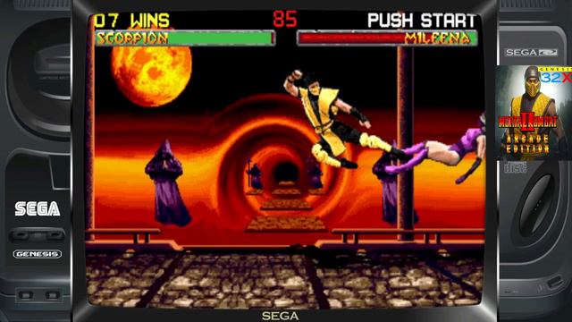 Mortal Kombat 2 Arcade Edition v1.5b 32X (Gameplay Completo) Scorpion смотреть онлайн
