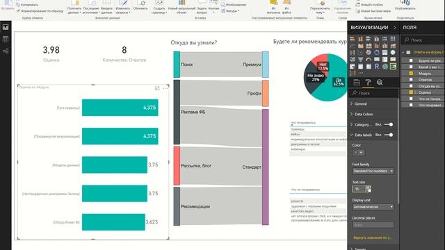 Как превратить опрос в продвинутый дашборд смотреть онлайн