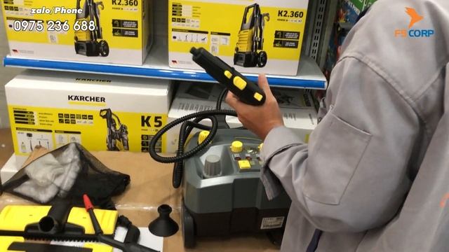 Máy vệ sinh hơi nước nóng Karcher SG 4/4 - Máy làm sạch hơi nước nóng công nghiệp nhập Châu Âu смотреть онлайн