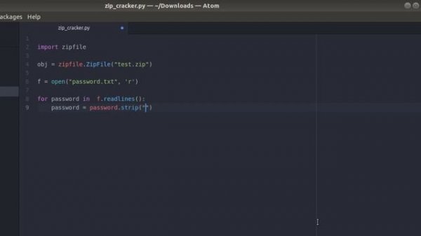Offensive Python Tutorial 3 || Coding- Zip Password Cracker