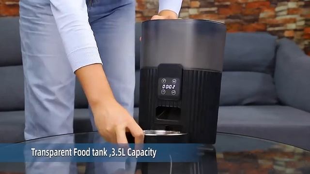Автоматическая кормушка для кошек и собак 3.5л смотреть онлайн