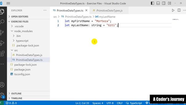 TypeScript Tutorial - Episode 4 - Declaring Variables Implicitly and Explicitly смотреть онлайн