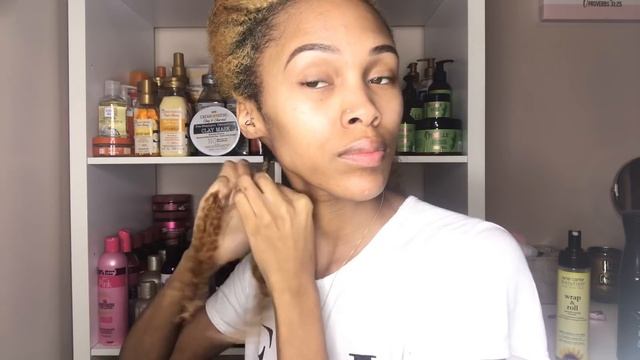 Defined Twist Out Using FOAMING MOUSSE