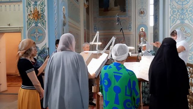 Великая ектения "Почаевская" Регент Ирина Филатова. смотреть онлайн