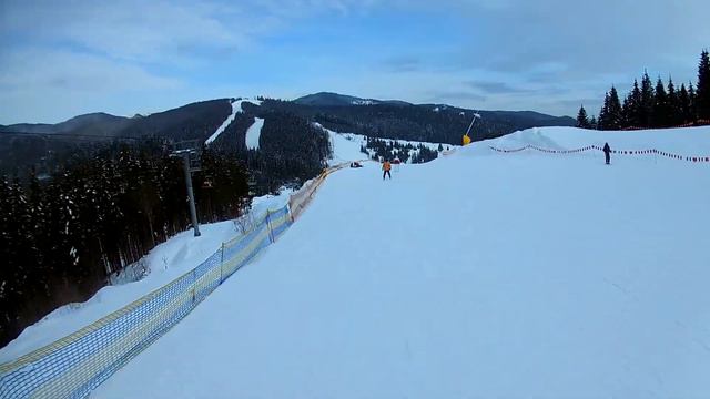 Буковель! Первая в жизни черная трасса 11В! смотреть онлайн