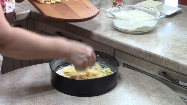 Пирог яблочный для ленивых